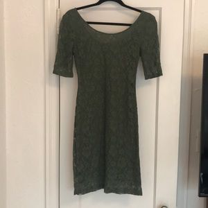 Banana Republic Green Lace Dress